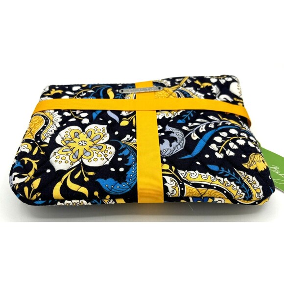 Vera Bradley Ellie Blue Floral Cosmetic Bag Trio Three Piece Set--New With Tags - Picture 5 of 11